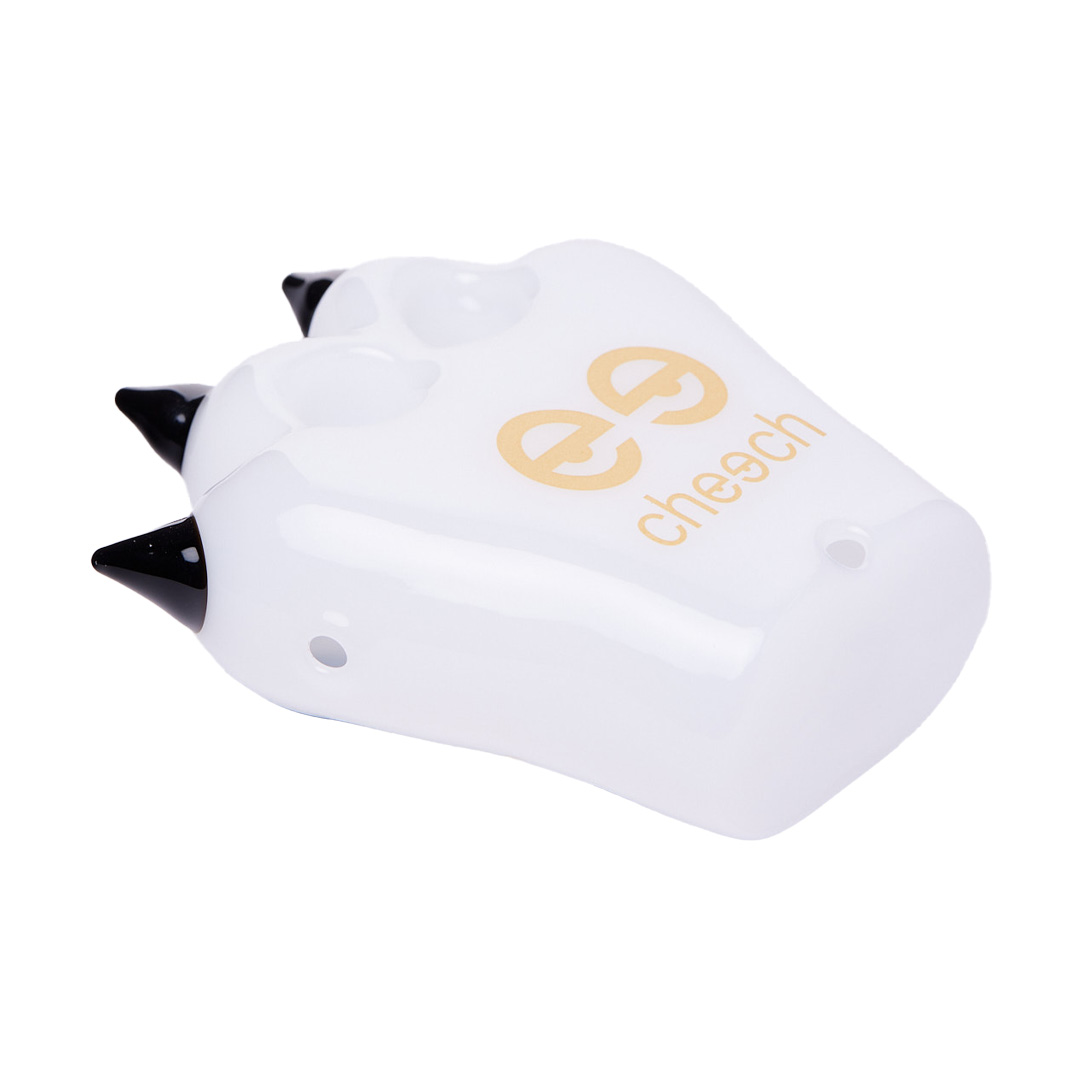 Photograph of product: Cheech | Bear Paw Pipe | White | 4"