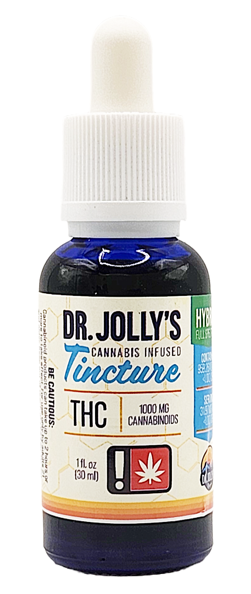 Photograph of product: Dr.J- Hybrid 1oz 1000MG Tincture