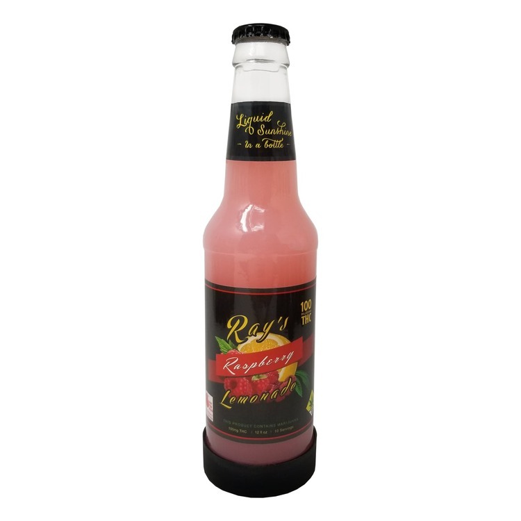 Photograph of product: Ray's Lemonade: Raspberry Lemonade - Beverage 100mg