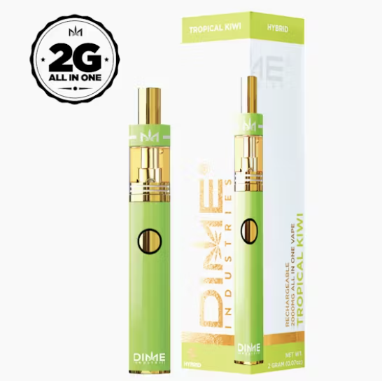 Photograph of product: DIME Tropical Kiwi 2g Disposable
