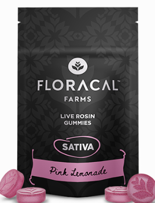 Photograph of product: Gummy Live Rosin Pink Lemonade [10pk] | 100mg