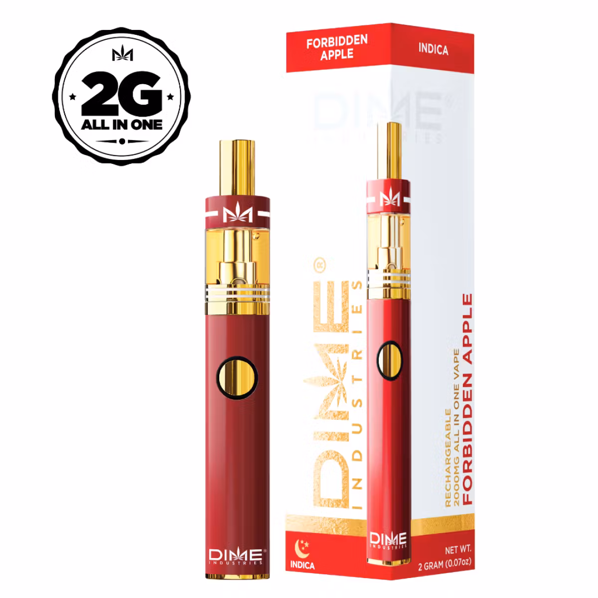 Photograph of product: Dime Industries | Forbidden Fruit AIO - Signature Line Vape, 2g