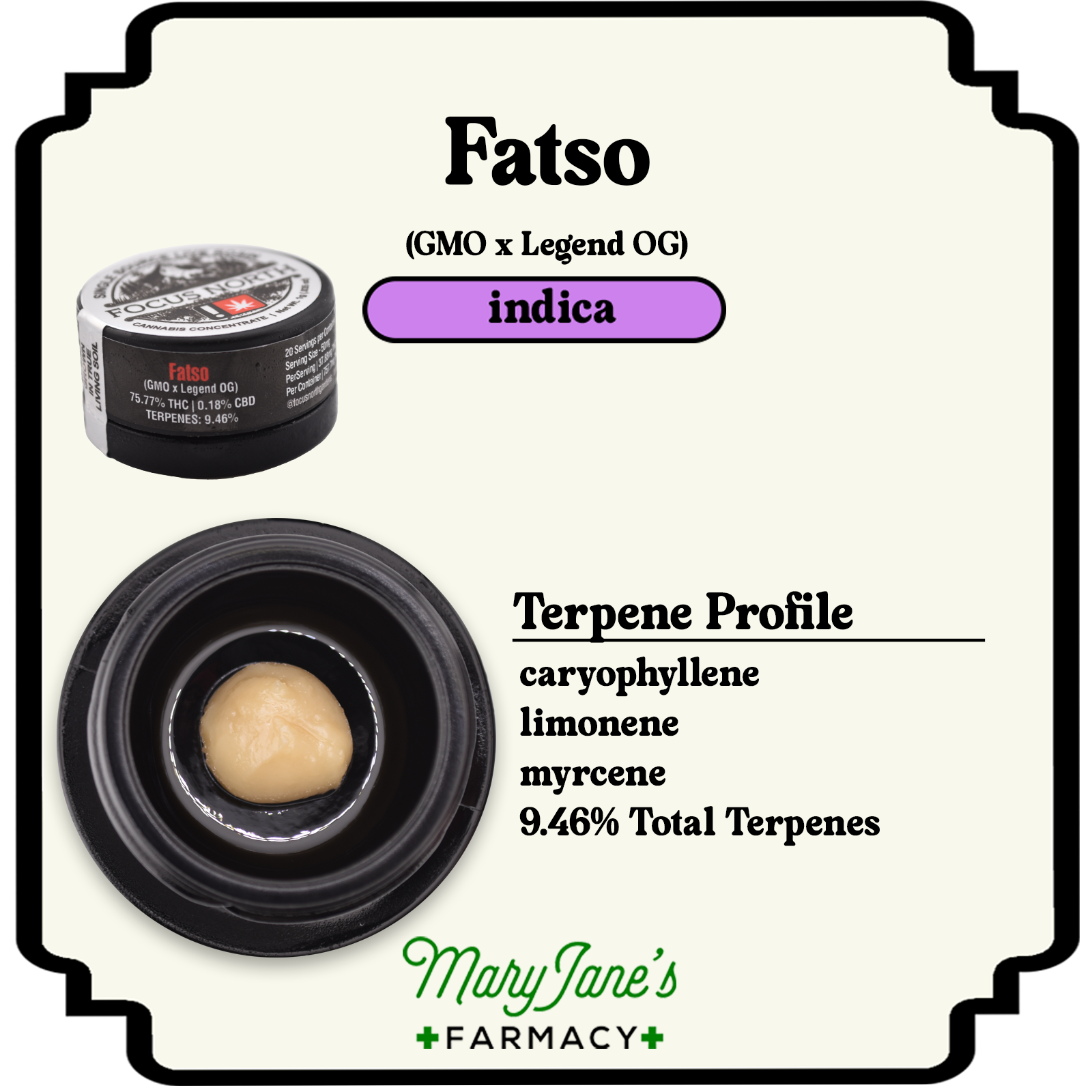 Photograph of product: Fatso Live au chocolat Rosin Extract | 1g