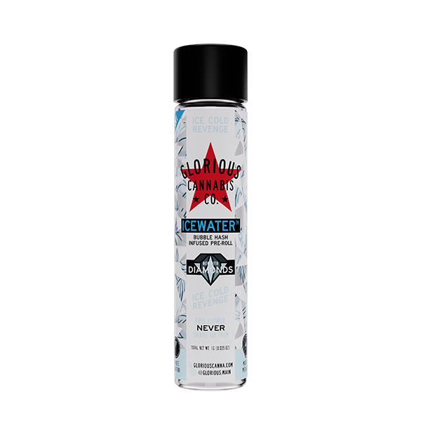 Photograph of product: Glorious 1g Infused Preroll Ice Cold Revenge