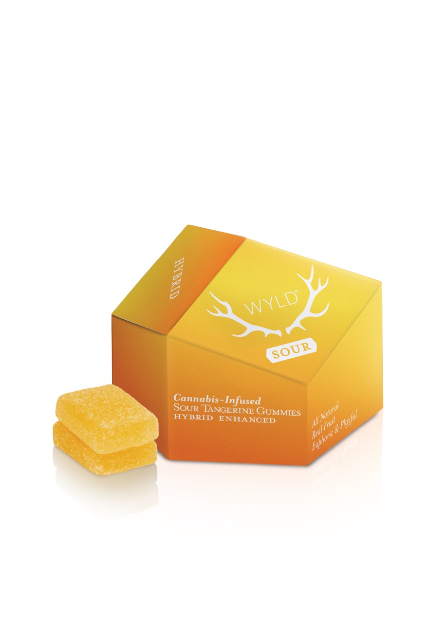 Photograph of product: WYLD - Sour Tangerine Gummies - 100mg - 10ct