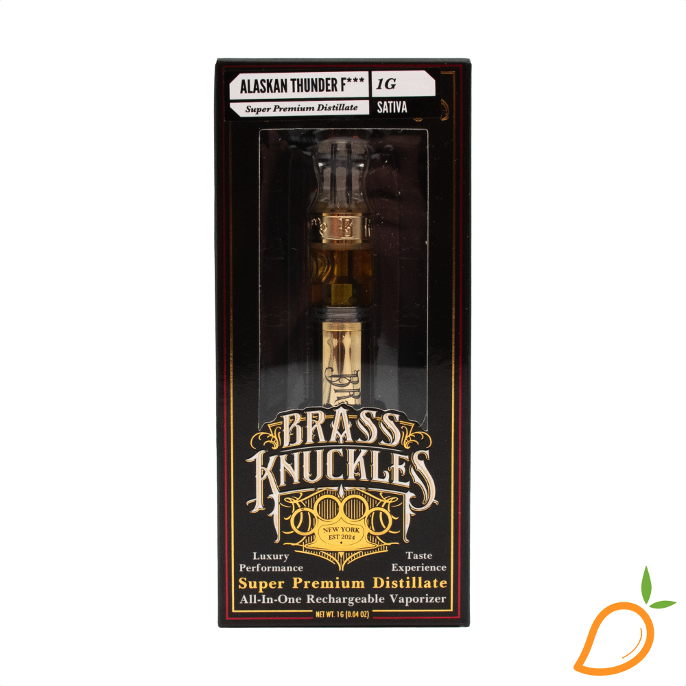 Photograph of product: 1g Alaskan Thunder F*ck AIO Brass Knuckles