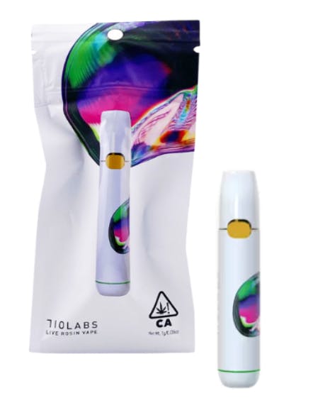 Photograph of product: Garlic Cocktail #7 Live Rosin AIO 1g - 