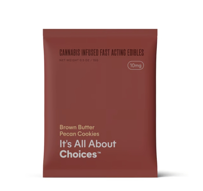 Photograph of product: DF Choices Cookies - Brown Butter Pecan 10mg (5pk)