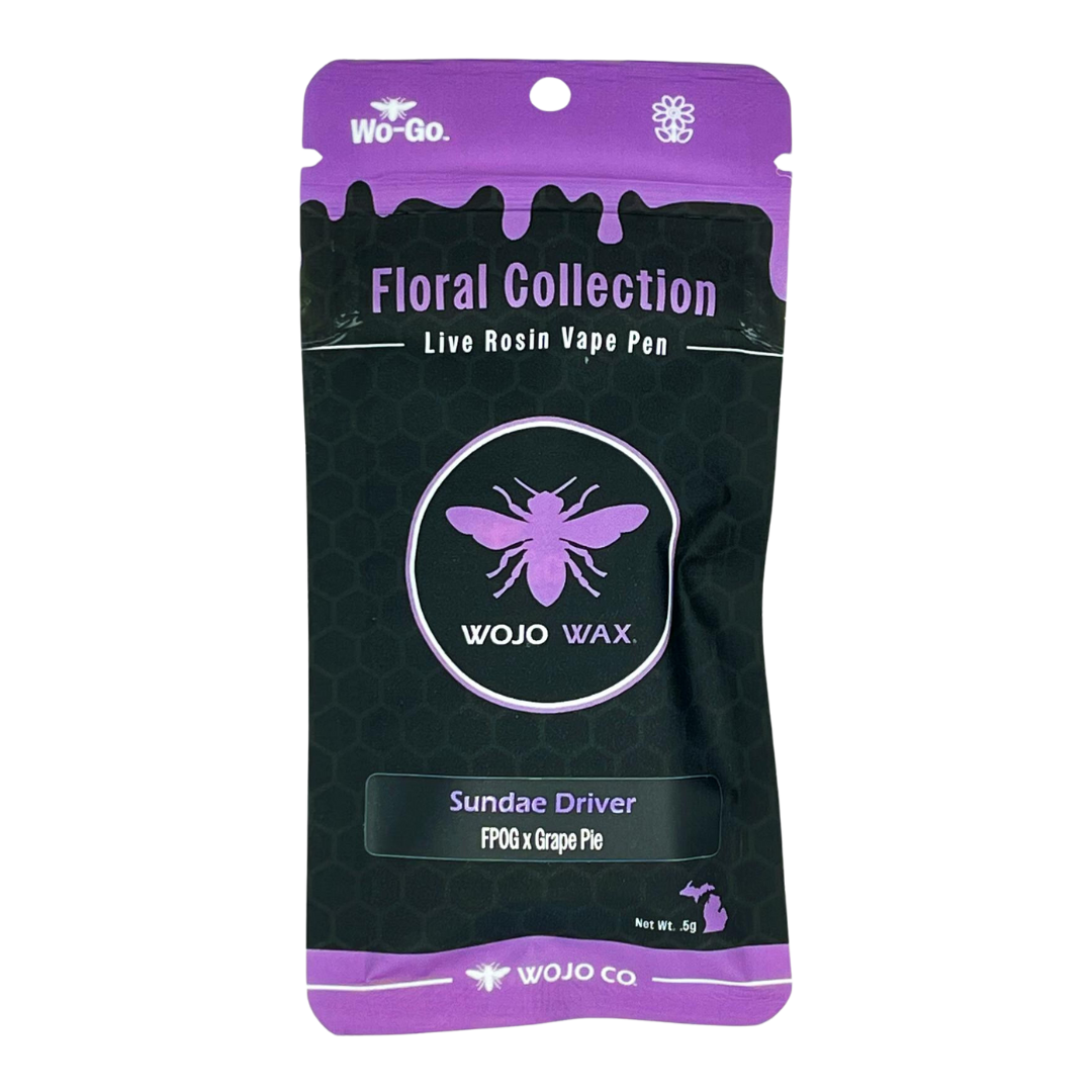 Photograph of product: WOJO CO - Live Rosin Disposable - Sundae Driver