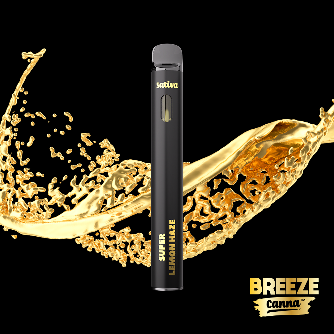 Photograph of product: Breeze 1g Live Resin Disposable Super Lemon Haze