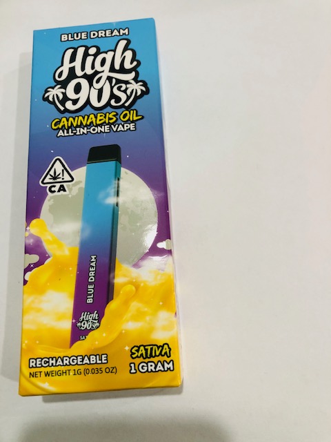 Photograph of product: BLUE DREAM 1G  ALL IN ONE VAPE - 1 G