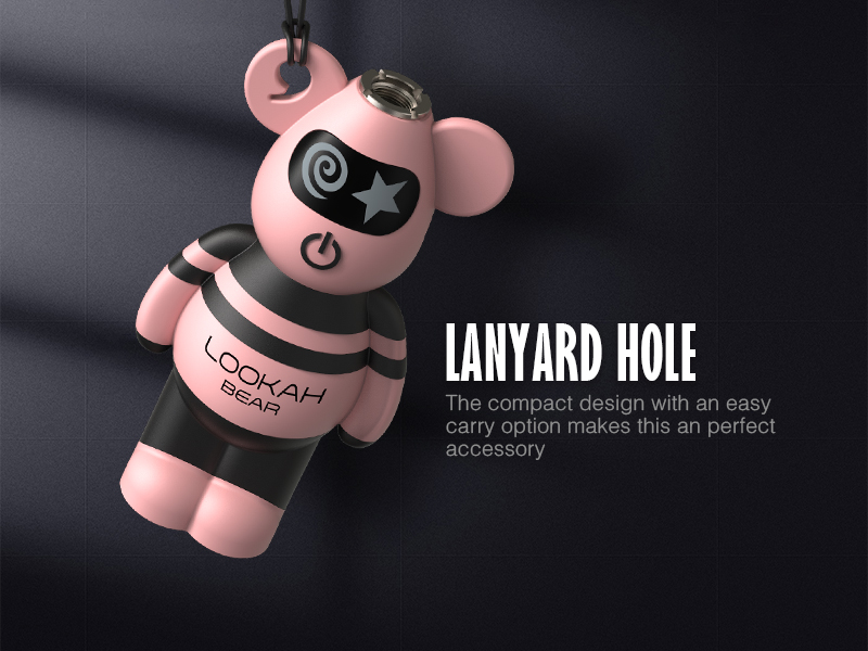 Photograph of product: Bear 510 Battery | Purple-Tie-Dye