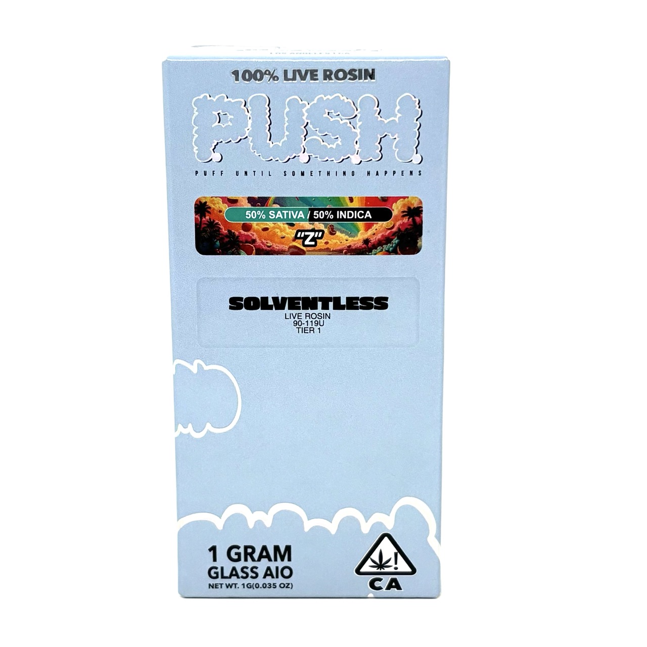 Photograph of product: PUSH: Z 1G ROSIN ALL-IN-ONE