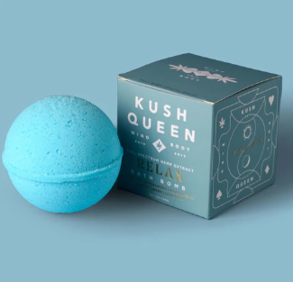 Photograph of product: Kush Queen |  Relax Bath Bomb 1:1 | 25mg