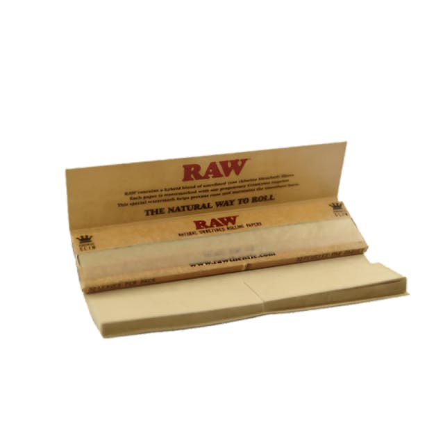Photograph of product: RAW – Connoisseur Organic Hemp Papers – King Size Slim + Tips - 