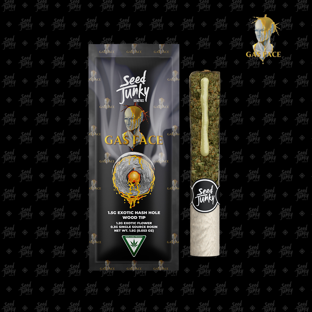 Photograph of product: Gas Face | 1.5G Rosin Infused Donut