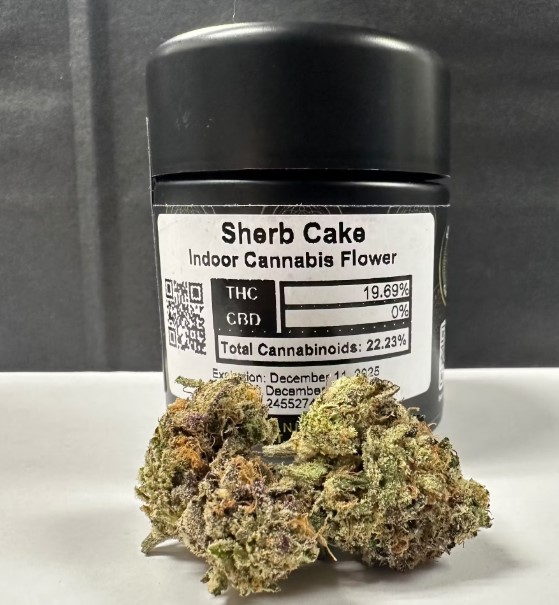 Photograph of product: 6 Point Sherb Cake 3.5g Jar