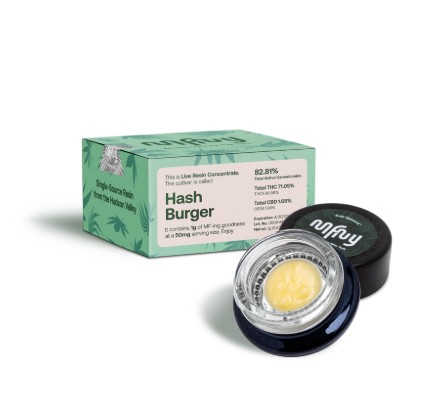 Photograph of product: MFNY | au chocolat Burger Live Resin Badder | Concentrate | 1g