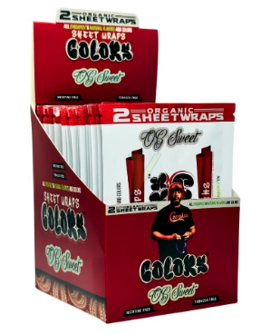 Photograph of product: Colors Organic Sheet Wraps - OG Sweet