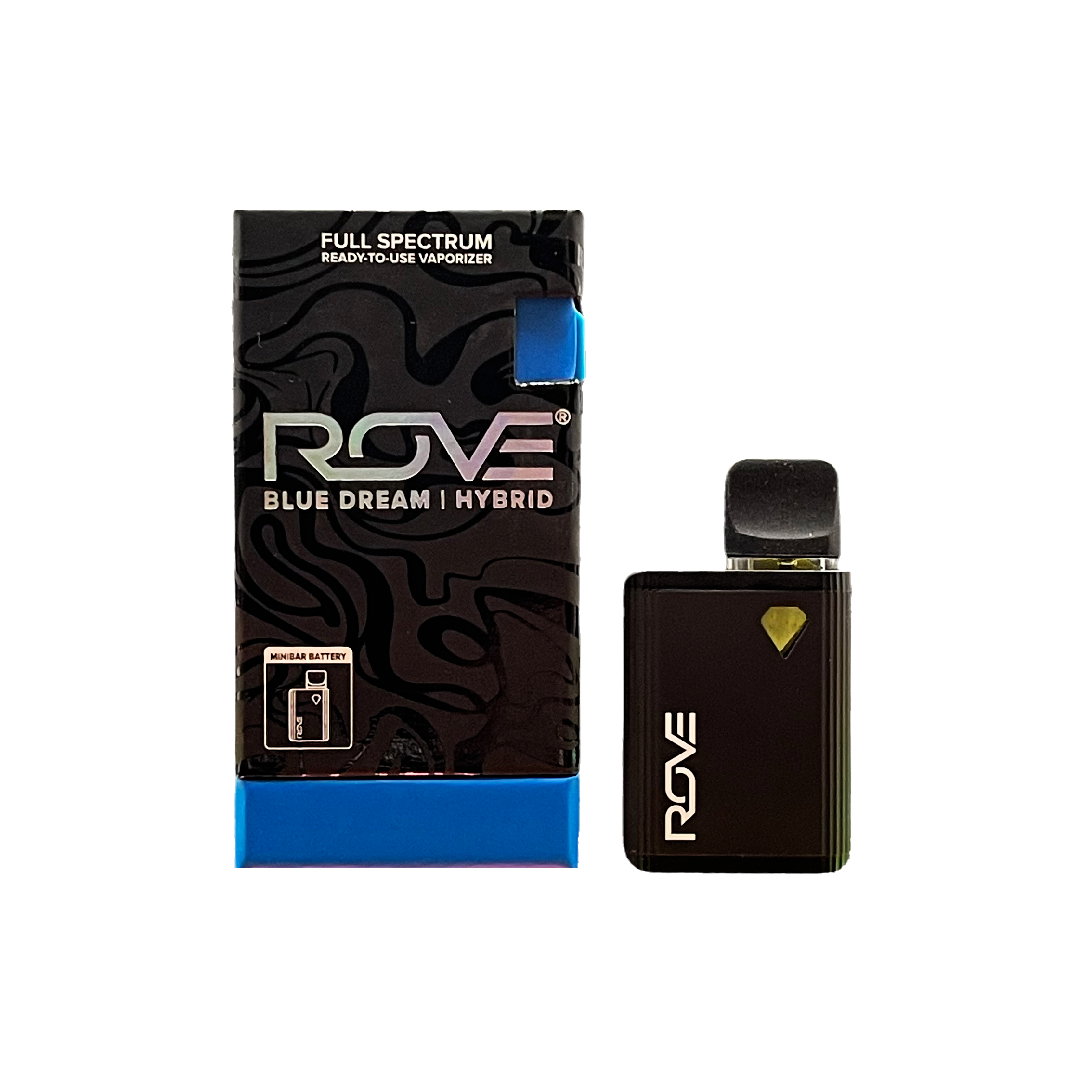 Photograph of product: Blue Dream | Melted Diamond Live Resin MiniBar Vaporizer 0.5g (All-In-One)