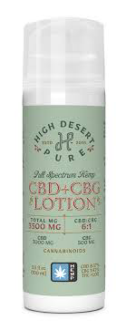 Photograph of Product: High Desert Pure 3.5 fl oz 6:1 CBD+CBG Lotion
