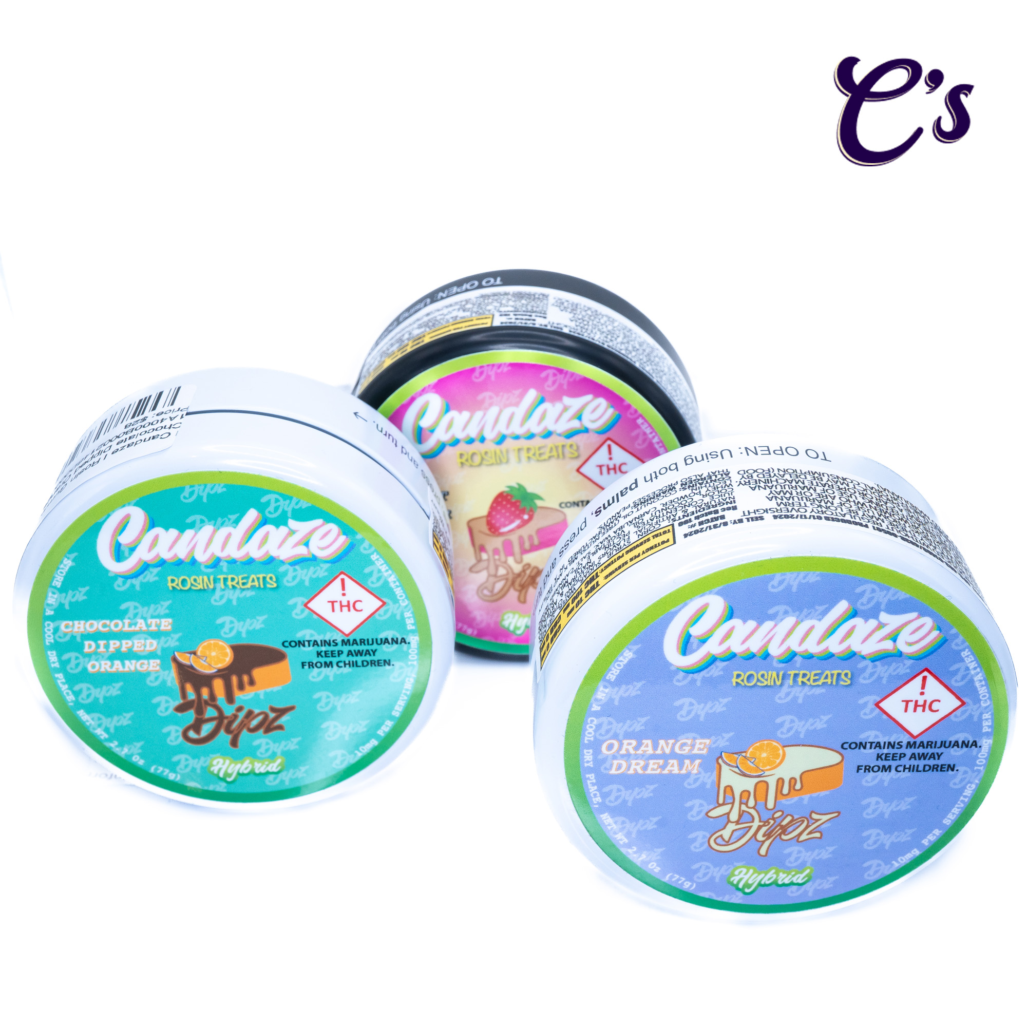 Photograph of product: Candaze | Rosin Gummies (H) Raspberry PB&J 100mg