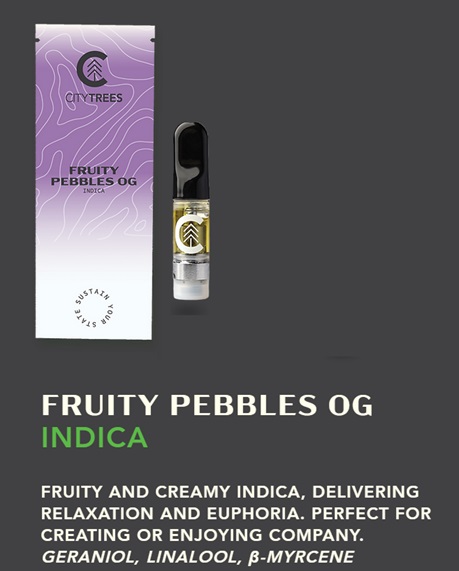 Photograph of product: City Trees | Fruity Pebbles Og (I) Cart