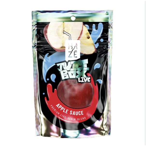 Photograph of product: Haze - Apple Sauce Juice Box Live Vape