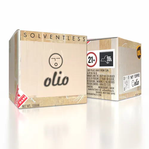 Photograph of product: Olio Gas Tanker Cold Cure Live Rosin