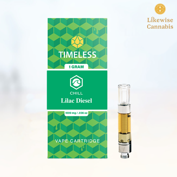 Photograph of product: LILAC DIESEL 1G DISTILLATE OIL CARTRIDGE