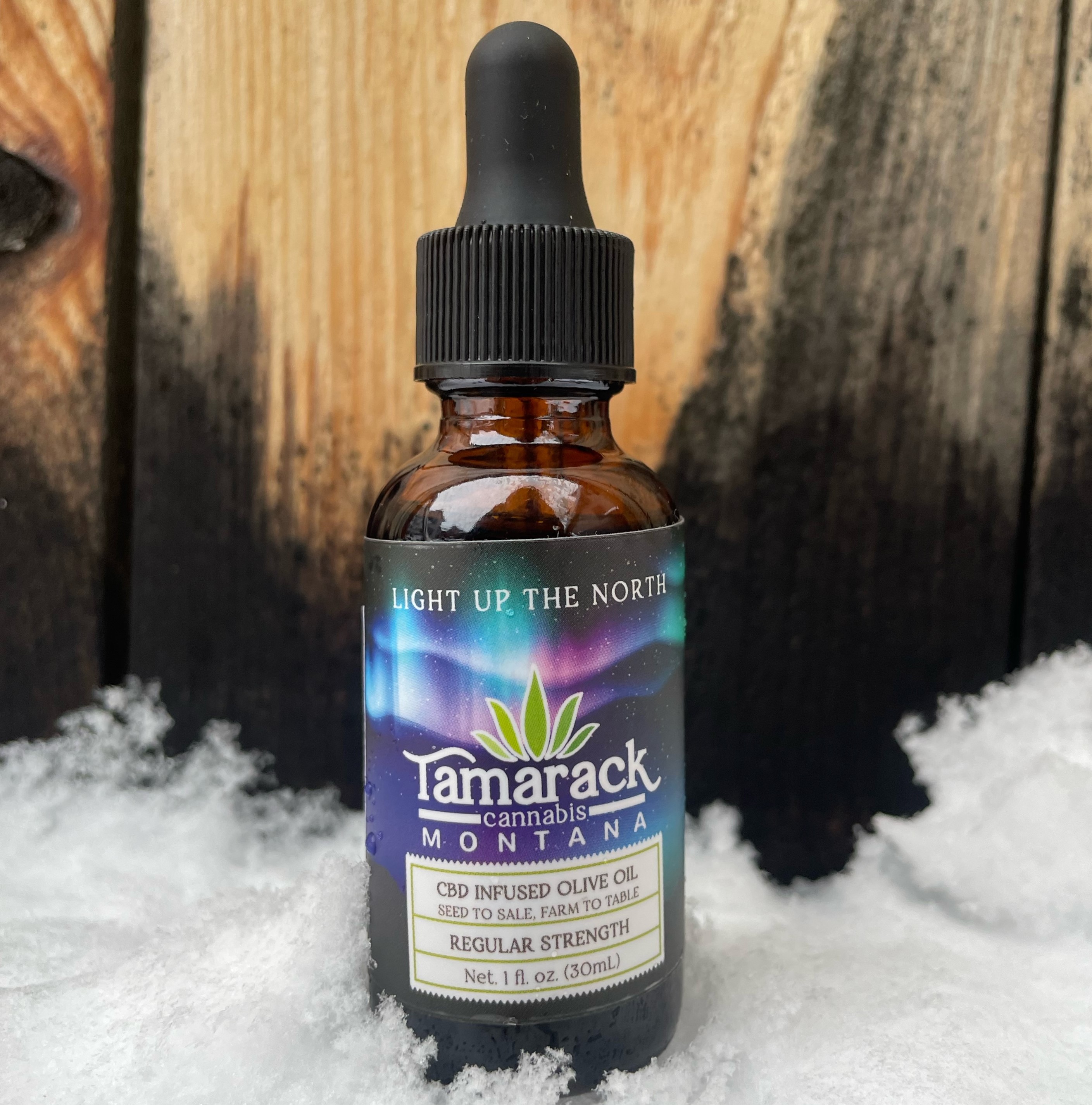 Photograph of product: Tamarack Hemp - CBD Oil - Base - Unflavored - 10mg/ml CBD $12