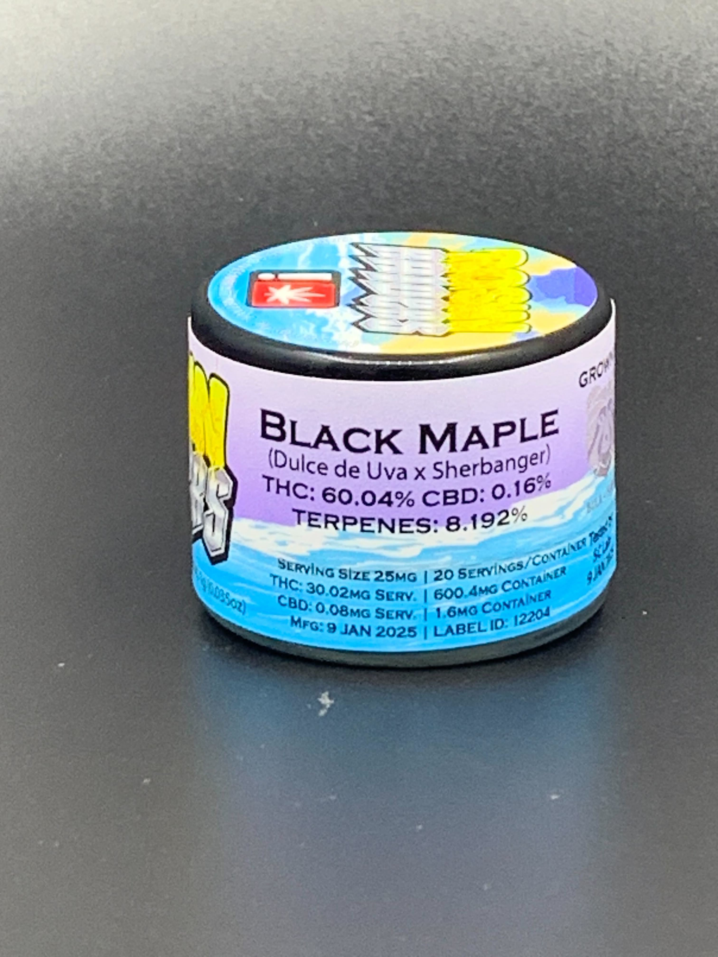 Photograph of product: Live Rosin | Black Maple | 1g