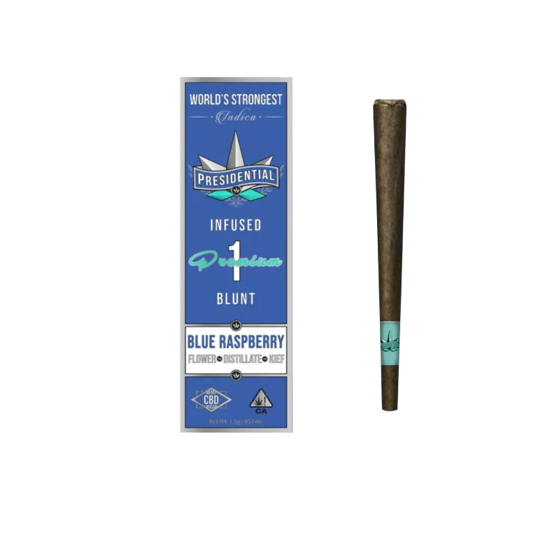 Photograph of product: Presidential Moon Rock Blunt Blue Raspberry