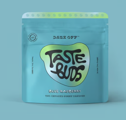 Photograph of product: Blue Radberry | Taste Buds Gummies | 50mg