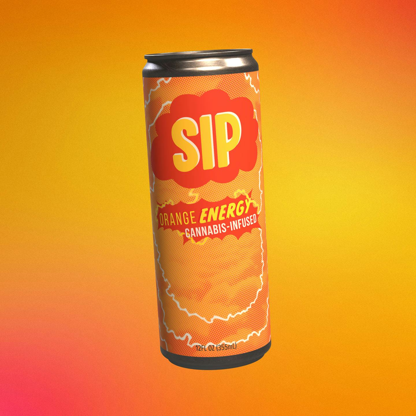 Photograph of product: 5mg Energy Orange SIPSODA with Caffeine