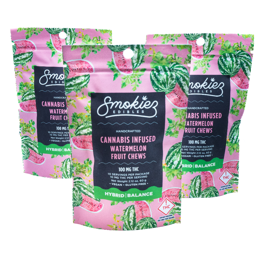 Photograph of product: Smokiez | Gummie (H) Watermelon 100mg