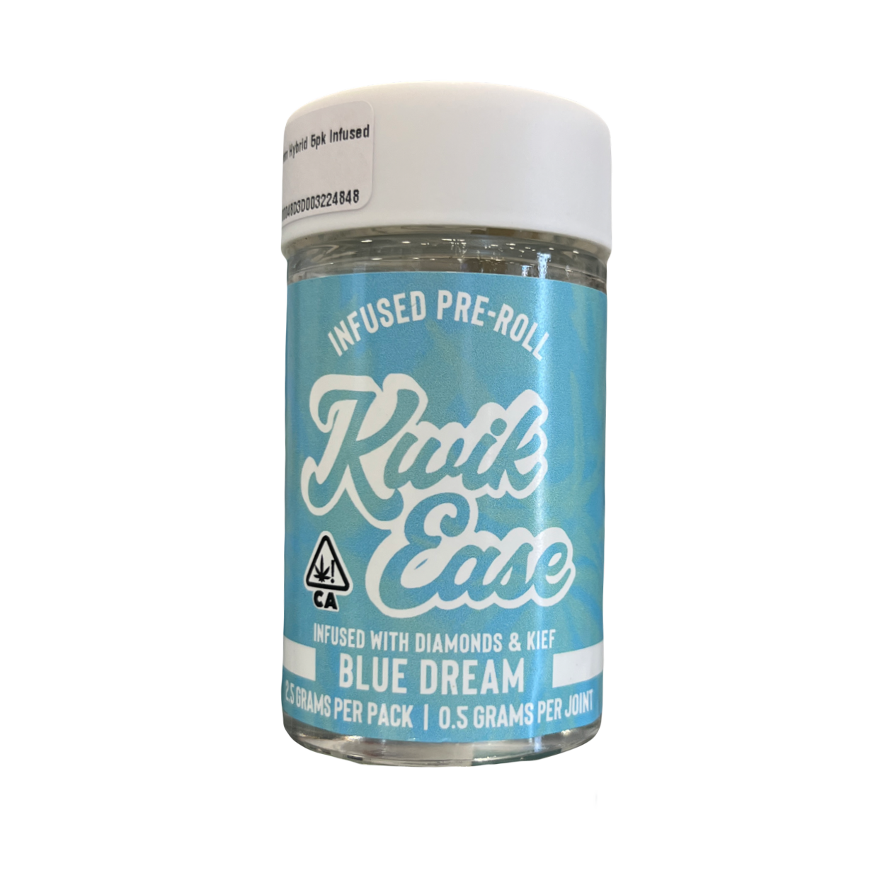 Photograph of product: Blue Dream Hybrid 5pk Infused Pre-Rolls Kwik Ease