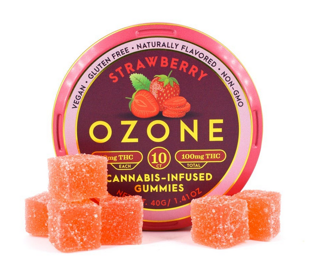 Photograph of product: Ozone - Strawberry 100mg 10pk Soft Chews