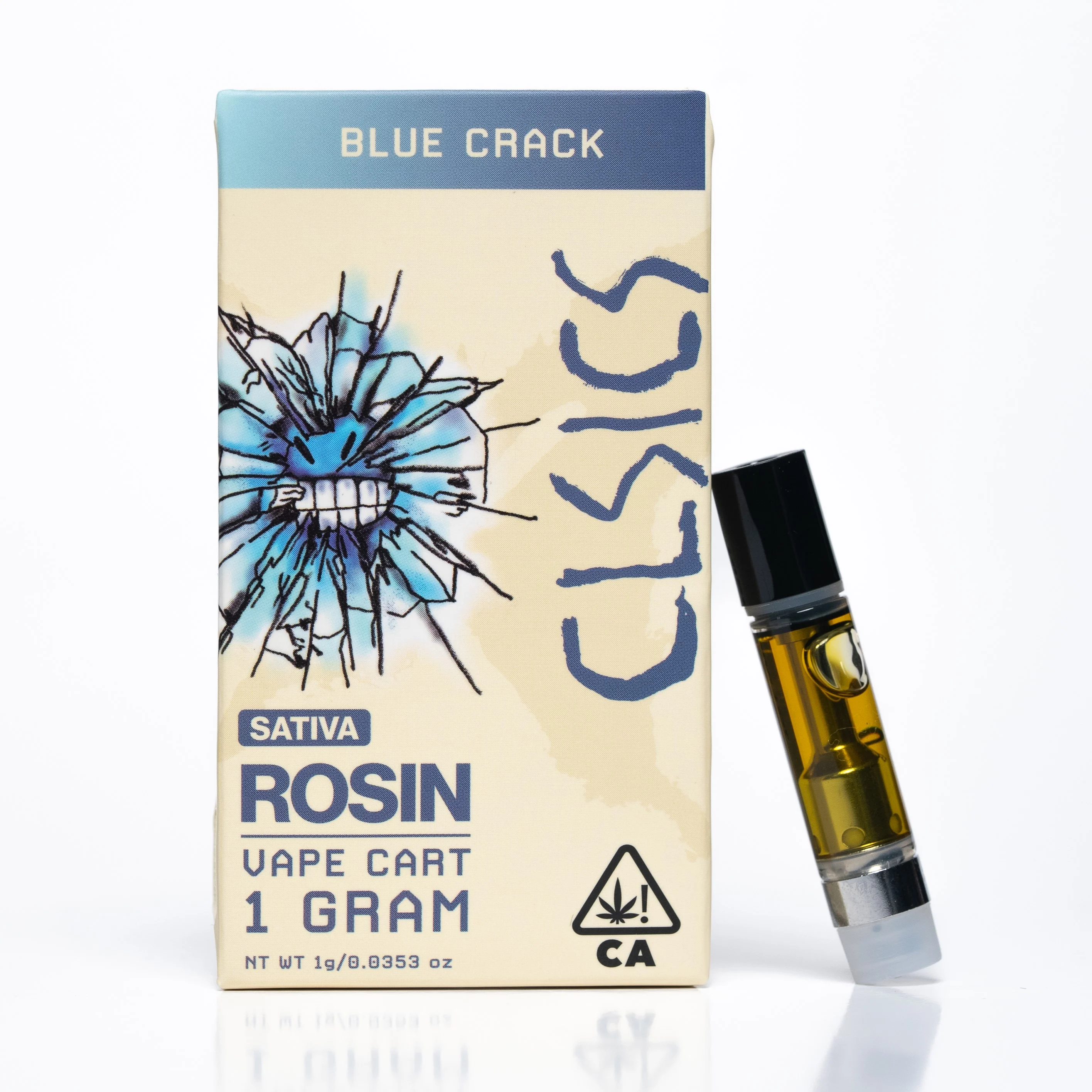 Photograph of product: CLSICS - Blue Crack (Oui'd) Live Rosin Cartridge