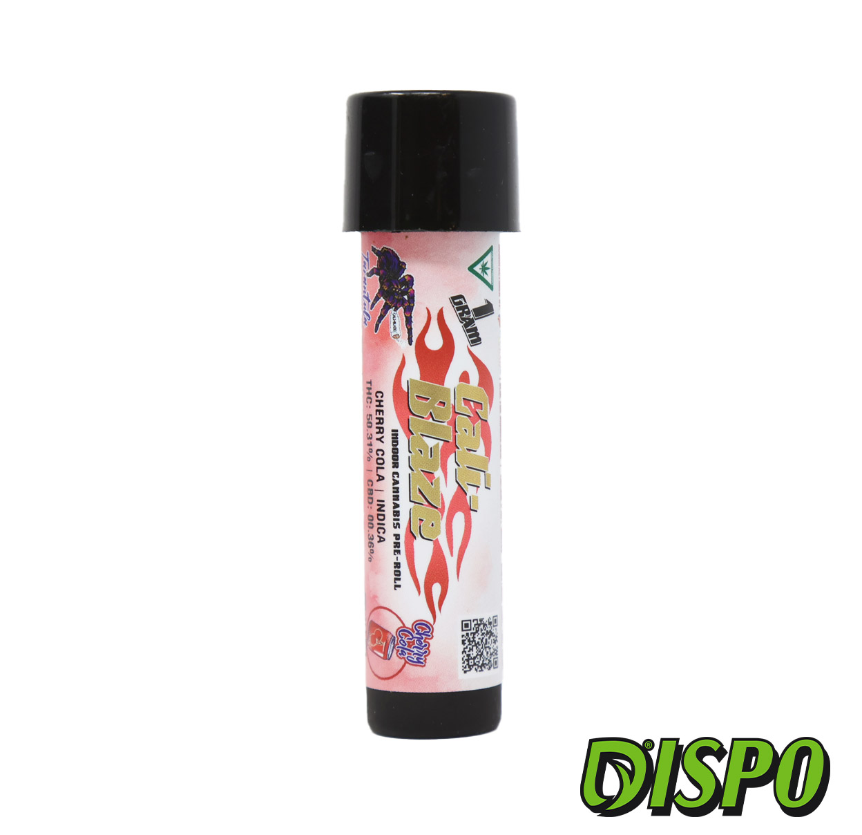 Photograph of product: Cali Blaze - Cinnamon Churro 1G Infused Tarantula