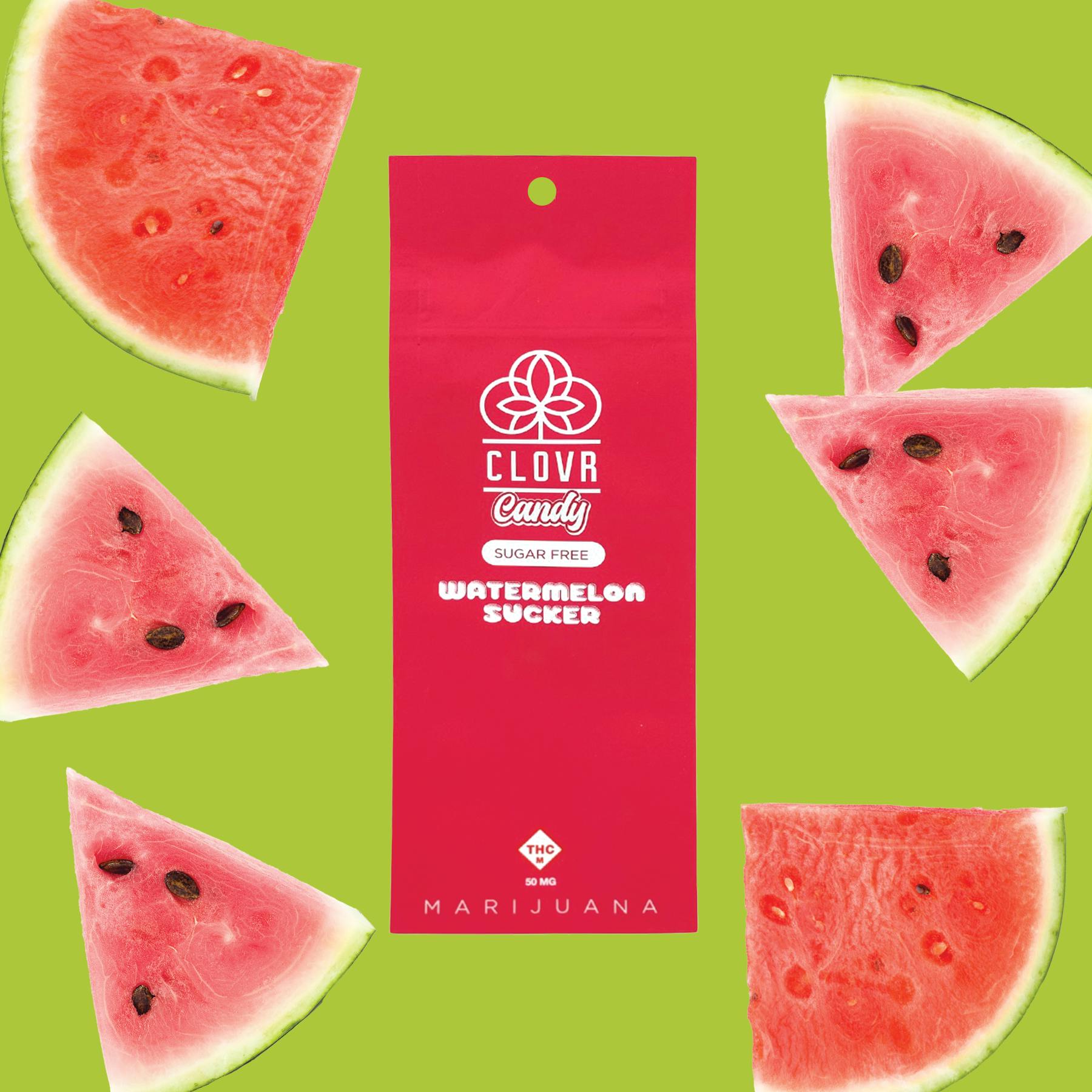 Photograph of Product: Watermelon - Sugar-Free Sucker - 25mg