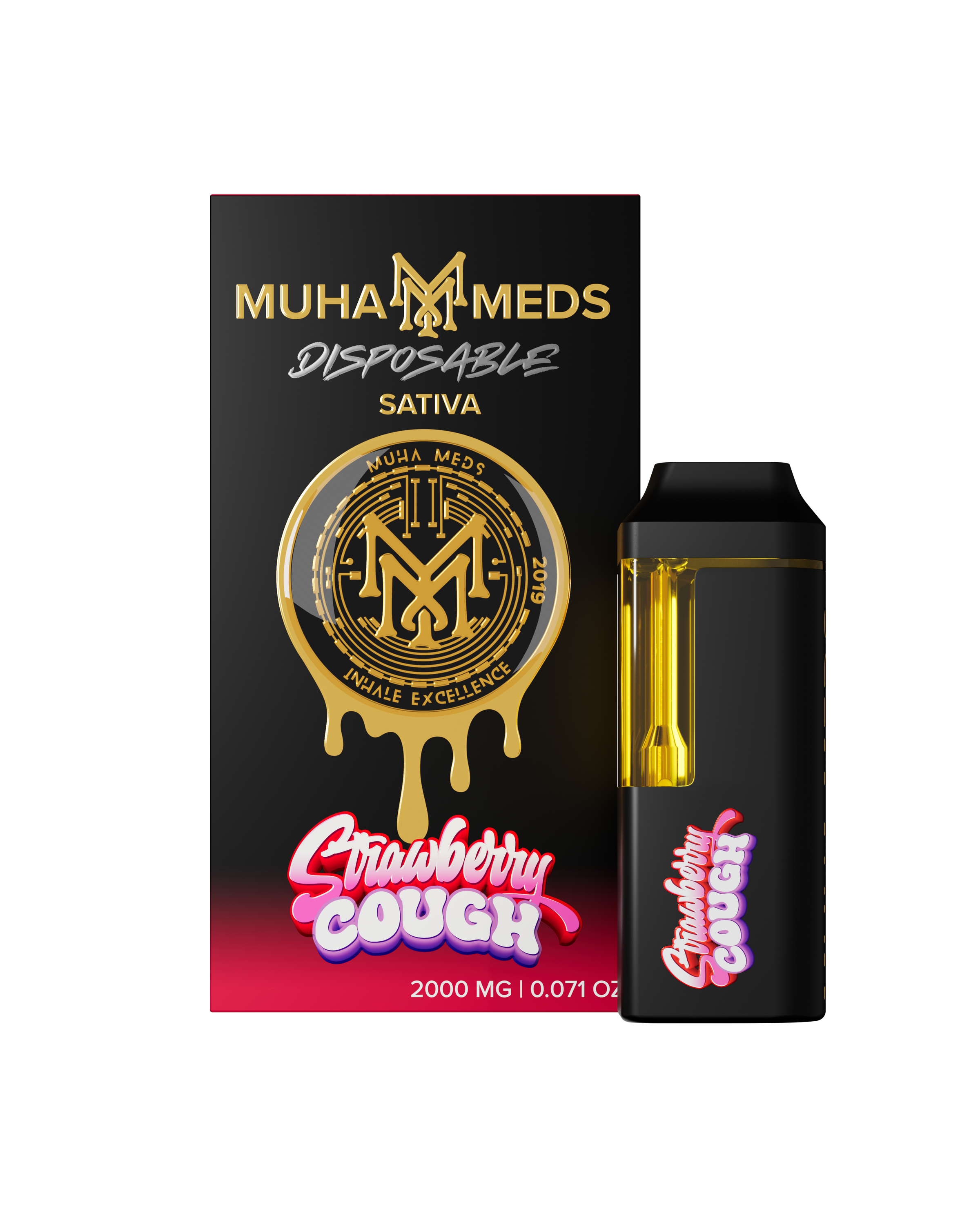 Photograph of product: Strawberry Cough | 2G Disposable Cart