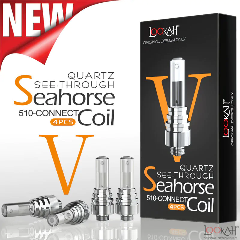 Photograph of product: Lookah | Seahorse Quartz Coil V5 [4pk]