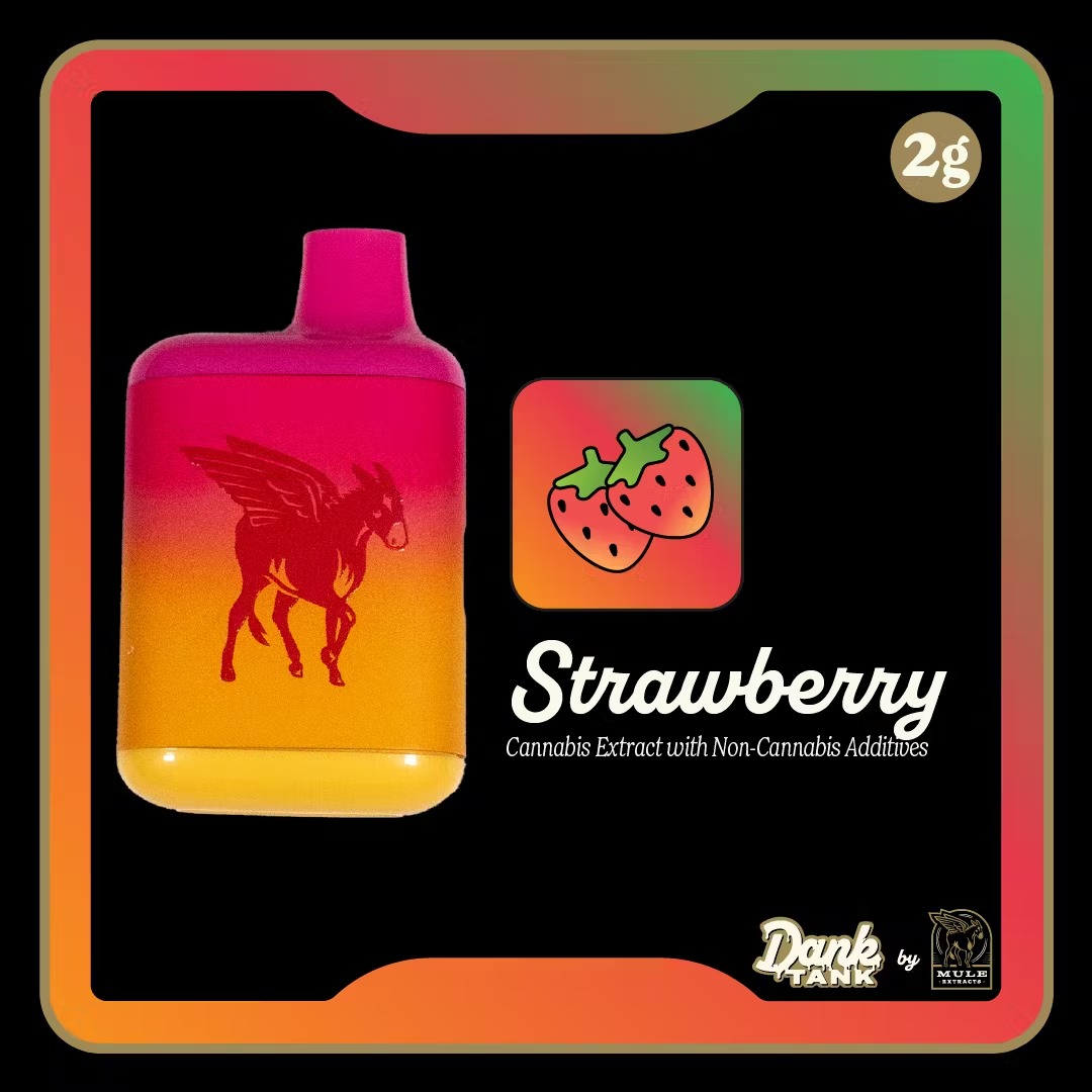 Photograph of product: Dank Tank - Strawberry - AIO  - 2g