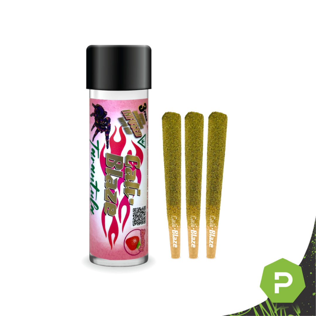 Photograph of product: Cali Blaze Infused Liquid Diamonds 3pk | Strawberry