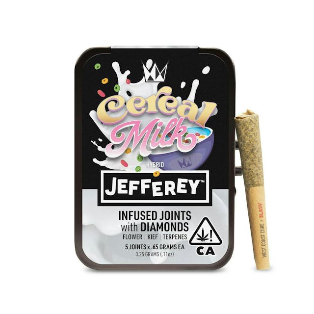 Photograph of product: Cereal Milk | .65g x 5 Jefferey Infused Joints - 