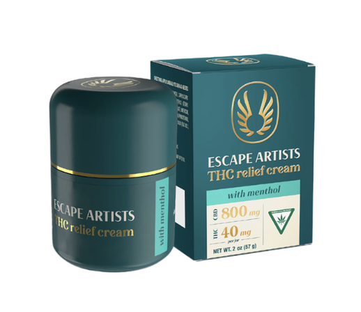 Photograph of product: Escape Artist | 2oz Lotion - Menthol - 800mg:40mg CBD:TH-oui
