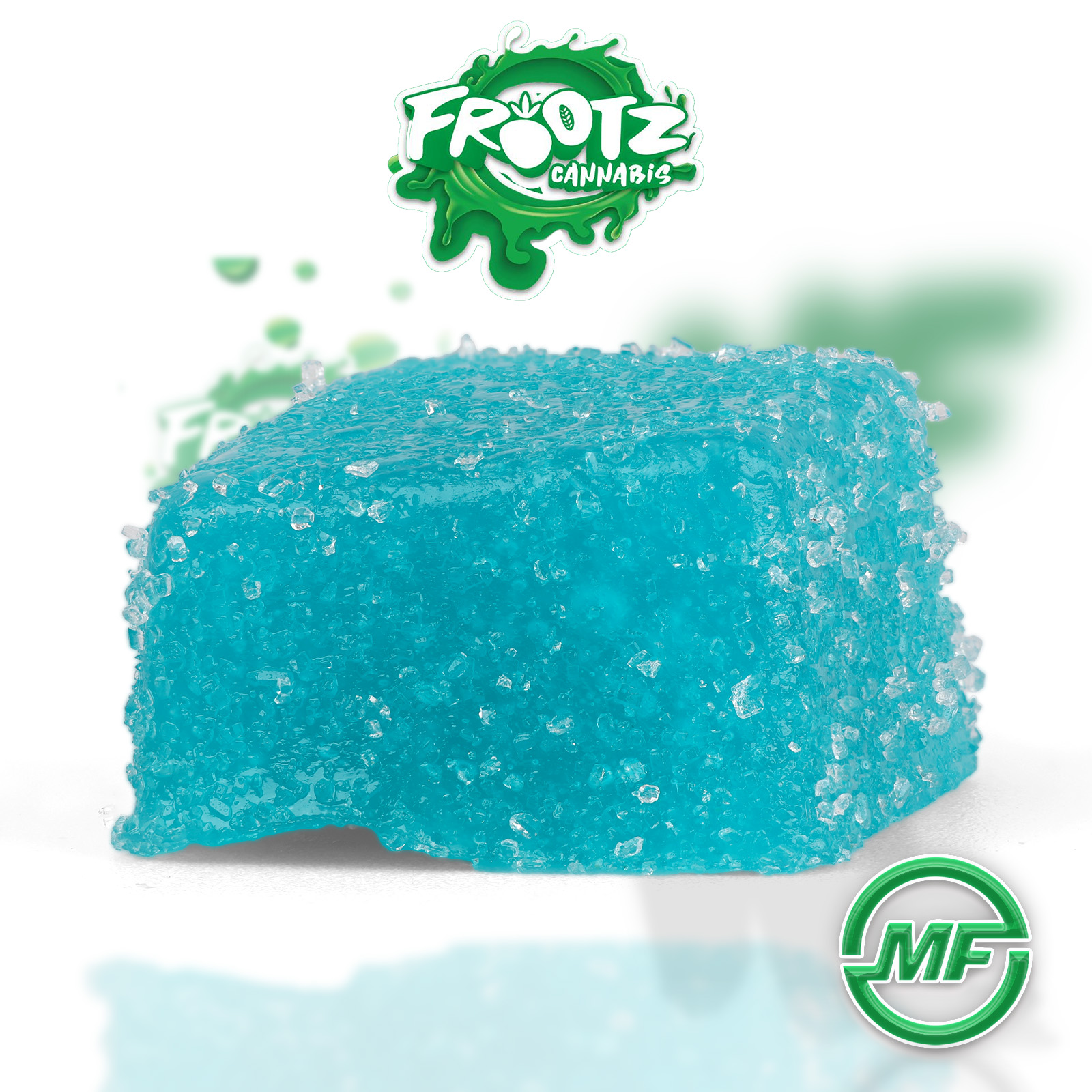 Photograph of product: Frootz | Blue Razz | Gummies | 200mg