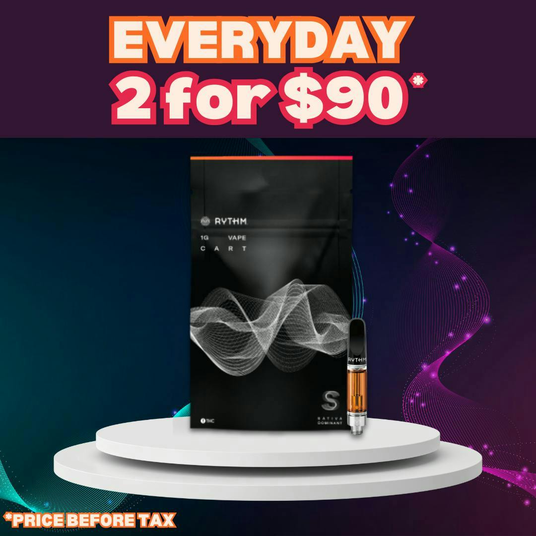 Photograph of product: Rythm Oui'd Dominant Lemon Drip - Cartridge | 1g