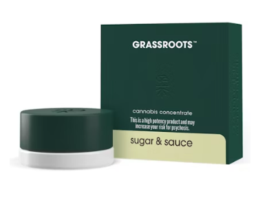 Photograph of product: Grassroots Concentrate 1g Live Resin- Cap Junky (Sugar and Sauce)